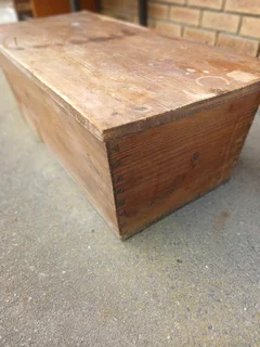 Wooden storage box