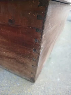 Wooden storage box