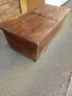 Wooden storage box