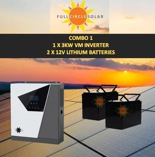3Kw Inverter &#43; Battery Combo Deal 1