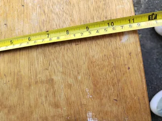 Solid wood side table