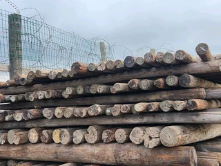 Fencing poles