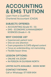 Accounting &amp; EMS tuition