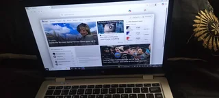 Mecer Intel Celeron touchscreen laptop.