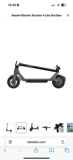 Two Xaomi Electric Scooters 4Lite 2nd Generation…Two