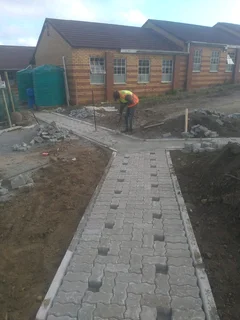 Tar Surfaces and Brick paving