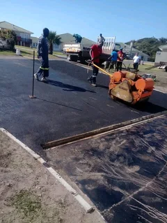 Tar Surfaces and Brick paving