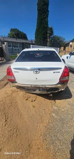 Toyota Etios 2013 model with 2NR engine stripping for spares code 2