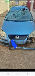 Vw Polo bujwa sedan 2007 face-lift with BAH engine stripping for spares code 2