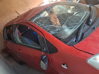 Toyota Yaris 2007 model with 2NZ Engine stripping for spares Code 2