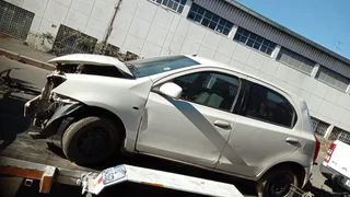 Toyota etios 2014 model with 2NR engine stripping for spares code 2