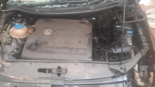 Vw Polo bujwa 1.6 2005 model with BAH Engine stripping for spares code 2
