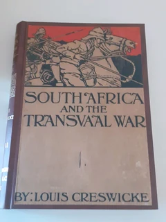 Boer War.SA and Tvl war.by Louis Creswicke.1900 Collectors set of rare books.7 volumes.