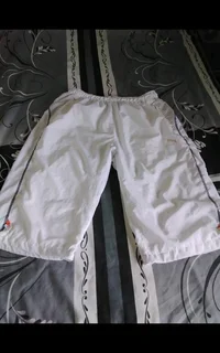 PUMA Mens Pure White Long Beach Bermuda Shorts Large 34-36