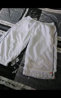 PUMA Mens Pure White Long Beach Bermuda Shorts Large 34-36