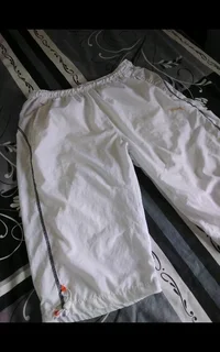 PUMA Mens Pure White Long Beach Bermuda Shorts Large 34-36