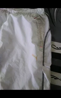 PUMA Mens Pure White Long Beach Bermuda Shorts Large 34-36