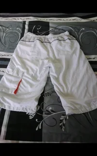 PUMA Mens Pure White Long Beach Bermuda Shorts Large 34-36