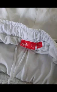 PUMA Mens Pure White Long Beach Bermuda Shorts Large 34-36