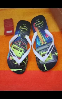 HAVAIANAS Bright Reflective at night Mens Sandals NEW UK 8 27cm