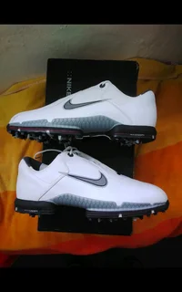 Nike Mens Top of Range Tiger Woods Leather Golf Shoes New Classic US 9 27cm