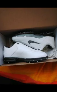 Nike Mens Top of Range Tiger Woods Leather Golf Shoes New Classic US 9 27cm