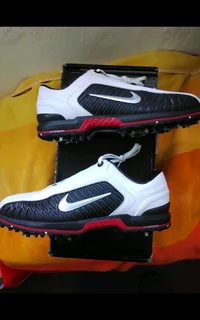 Nike Mens Top Elite Zoom Air Leather Golf Shoes New with box US 9 UK 8 27cm