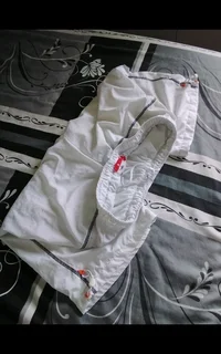 PUMA Mens Pure White Long Beach Bermuda Shorts Large 34-36