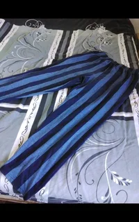 Body Xtreme Mens Classic Navy Stripes Bodybuilding Gym Tracksuit Pants Large 36