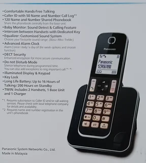 Electronics - Phones &gt; Cordless Phones &gt; Panasonic manufactured