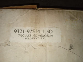 Ford Kent 1600 pistons