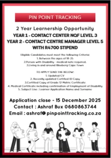 Learnership Opportunity
