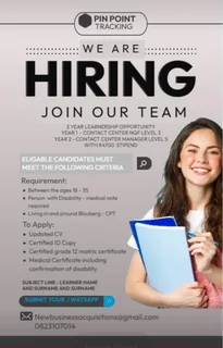 Learnership opportunities