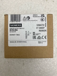 Siemens SIMATIC ET 200SP Analog output AQ 4XU/I Standard 6ES7135-6HD00-0BA1 / 6ES7 135-6HD00-0BA1
