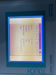 Siemens Simatic TP177A MPI/PROFIBUS DP 6AV6642-0AA11-0AX1 / 6AV6 642-0AA11-0AX0