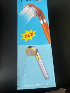 LED &amp; Transparent filtered shower heads