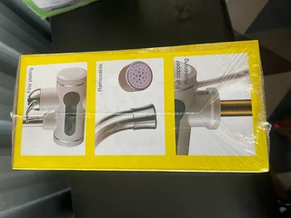 Faucet heating water heater