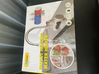 Faucet heating water heater