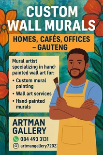 Custom Murals -Offices, Cafes, Nursery -Gauteng
