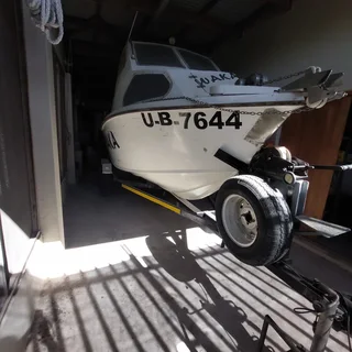 Cape Craft Boat on trailer