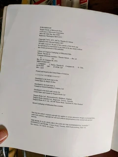 Book Computer Lib; Ted Nelson