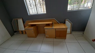 Headboard and pedestal set