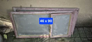 Antique steel window frames plus 2 others