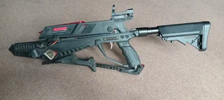Adder crossbow with magazine, red dot sight and 5 bolts