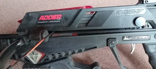 Adder crossbow with magazine, red dot sight and 5 bolts