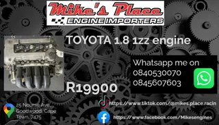 Toyota 1zz Engine