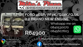 Ford Ranger 4esp Brand New Engine