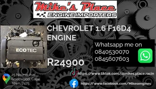 Chevrolet F16d4 Engine