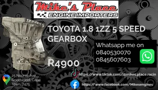 Toyota 1zz Gearbox