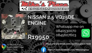 Nissan Vq25 Engine